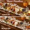 Fall Garland for Mantle, 6 Ft Fall Garland with Lights, Autumn Leaves Garland